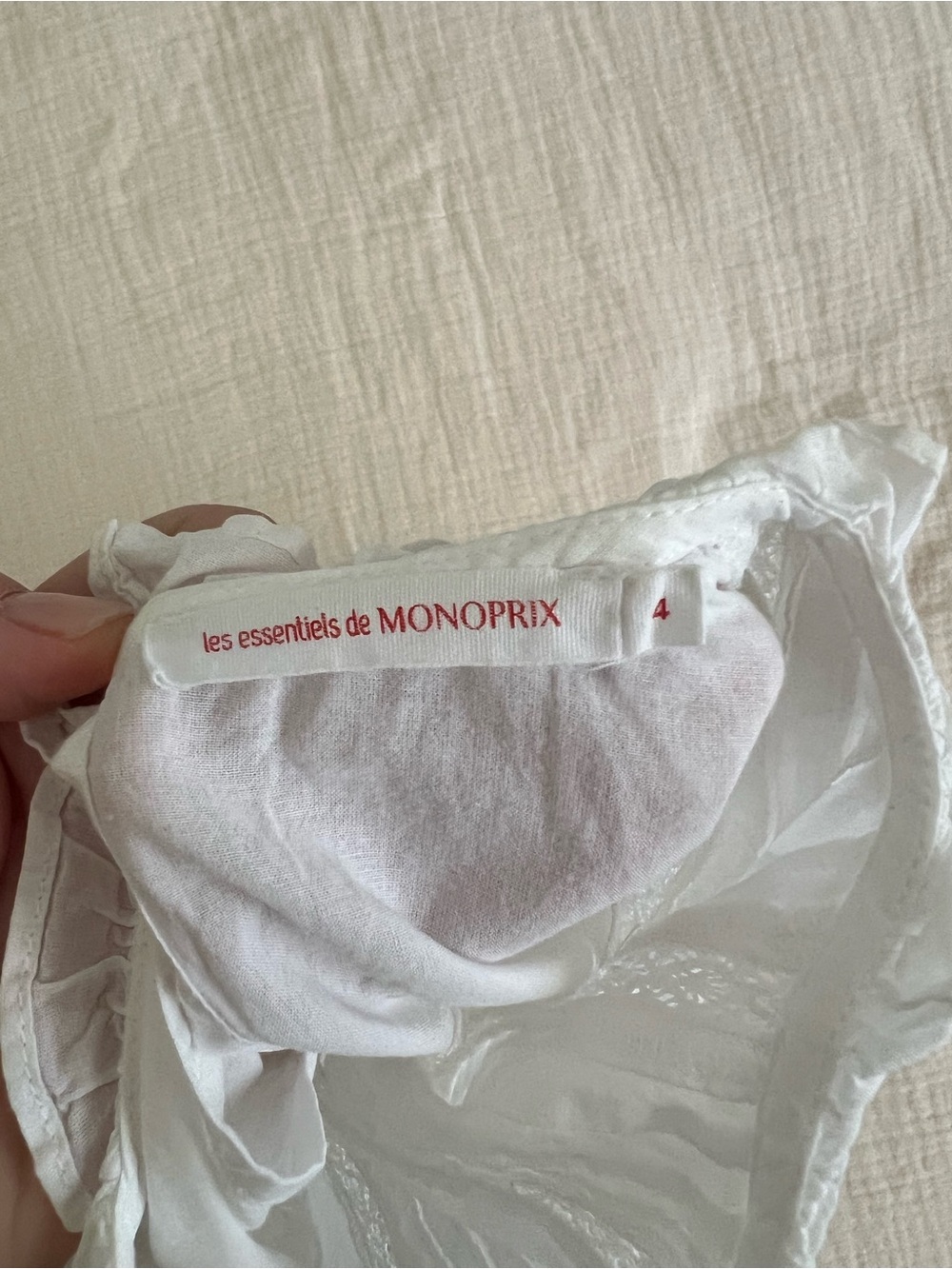 Monoprix ruffle blouse - Picture 4 of 4